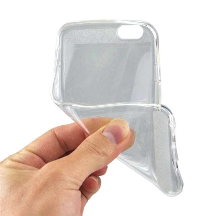 0.3mm Ultrathin Colorful Spangle TPU Transparent Case for iPhone 6