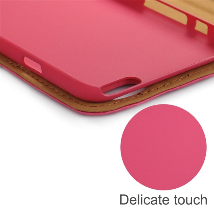 Crazy Horse Texture Contrast Color PU Stitching Leather Case with Holder & Card Slots for iPhone 6 & 6S