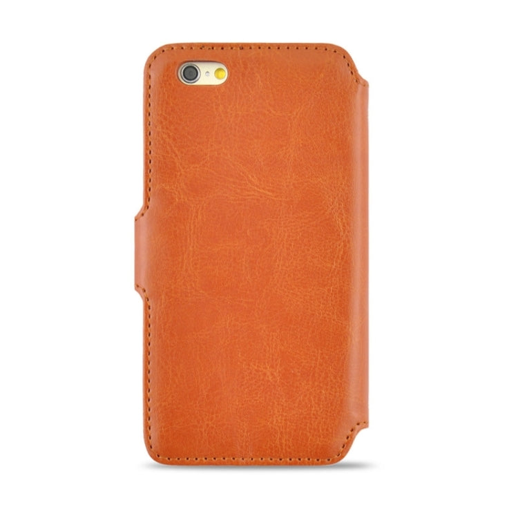 Crazy Horse Texture Contrast Color PU Stitching Leather Case with Holder & Card Slots for iPhone 6 & 6S