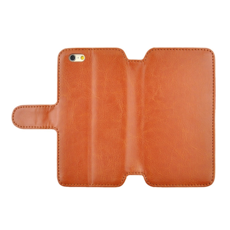 Crazy Horse Texture Contrast Color PU Stitching Leather Case with Holder & Card Slots for iPhone 6 & 6S