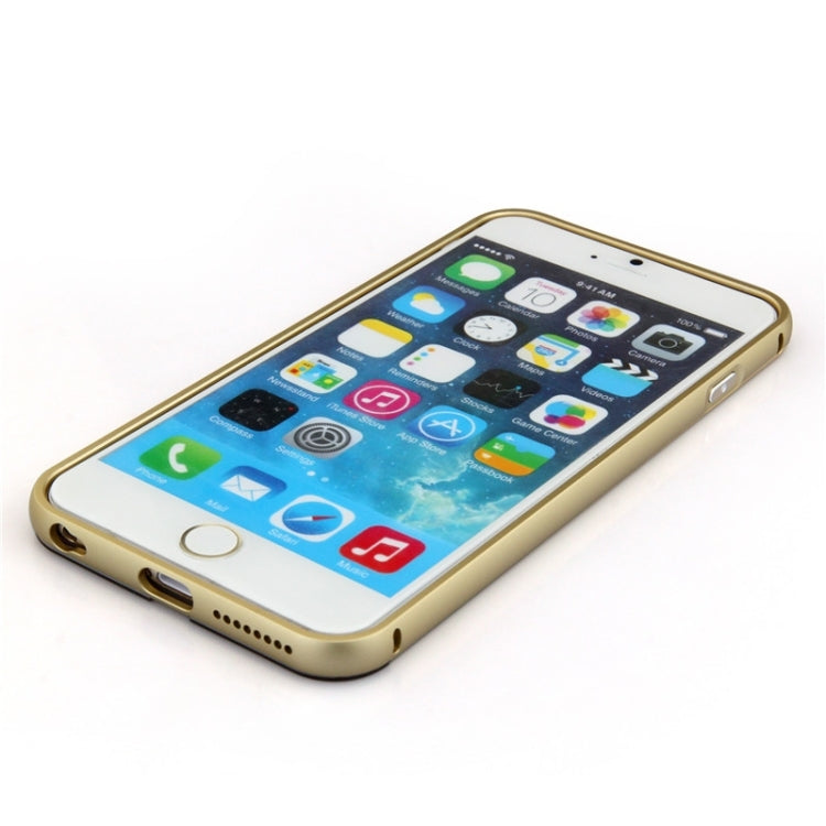 Aviation Aluminum Bumper Frame Transparent Bottom Hard Case for iPhone 6 & 6S