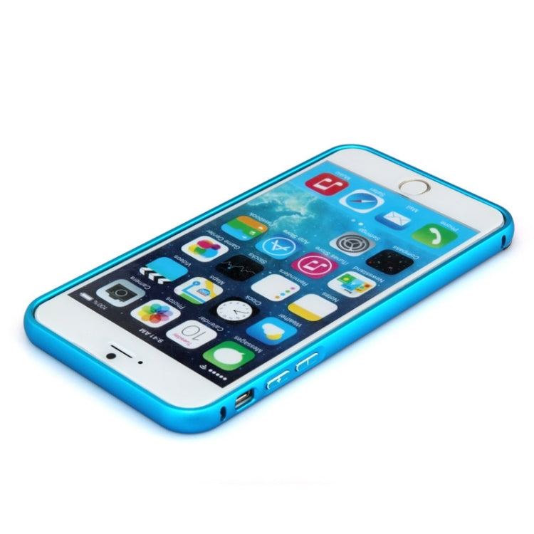 Aviation Aluminum Bumper Frame Transparent Bottom Hard Case for iPhone 6 & 6S