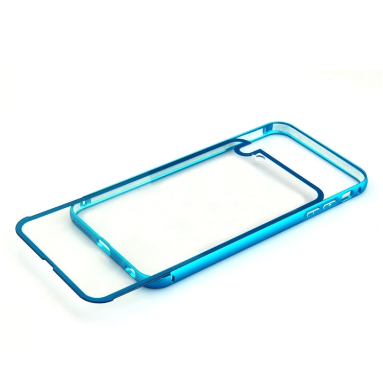 Aviation Aluminum Bumper Frame Transparent Bottom Hard Case for iPhone 6 & 6S