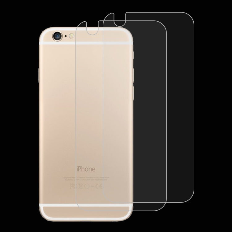 2 PCS for iPhone 6 / 6S 0.26mm Explosion-proof Back Screen Protector Tempered Glass Film