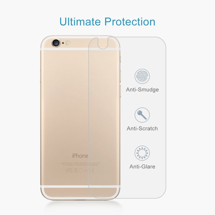 50 PCS for iPhone 6 / 6S 0.26mm Explosion-proof Back Screen Protector Tempered Glass Film