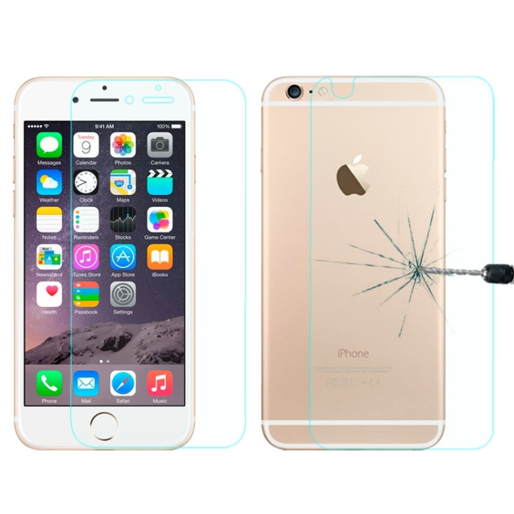 0.26mm Explosion-proof Front and Back Screen Protector Tempered Glass Film for iPhone 6 / 6S
