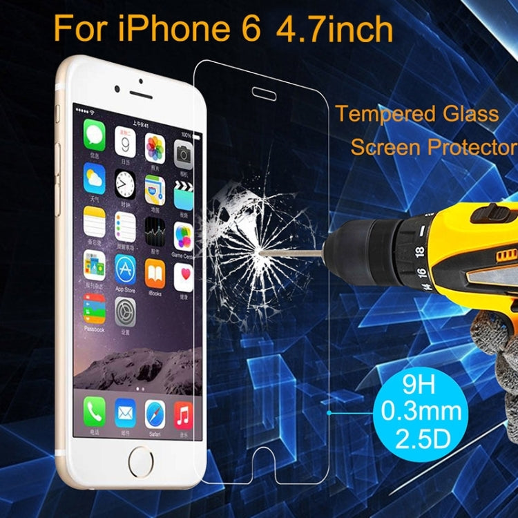 0.1mm Ultra-thin Transparent Full Screeen Explosion-proof Tempered Glass Screen Protector for iPhone 6