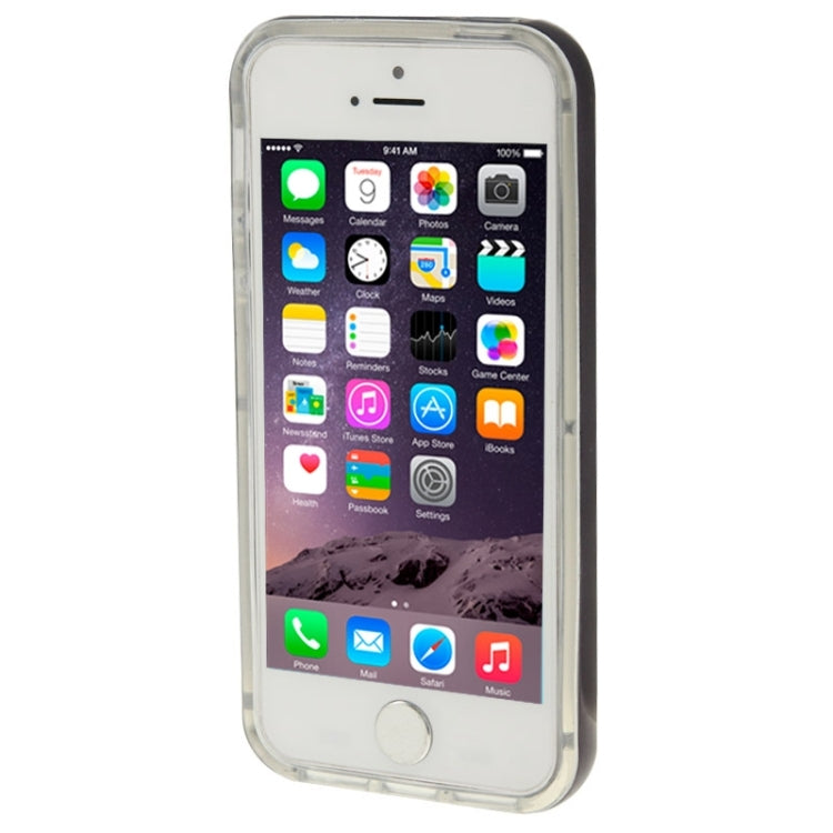 TPU Transparent Protective Case with Colorful Electroplating Frame for iPhone 6 & 6S
