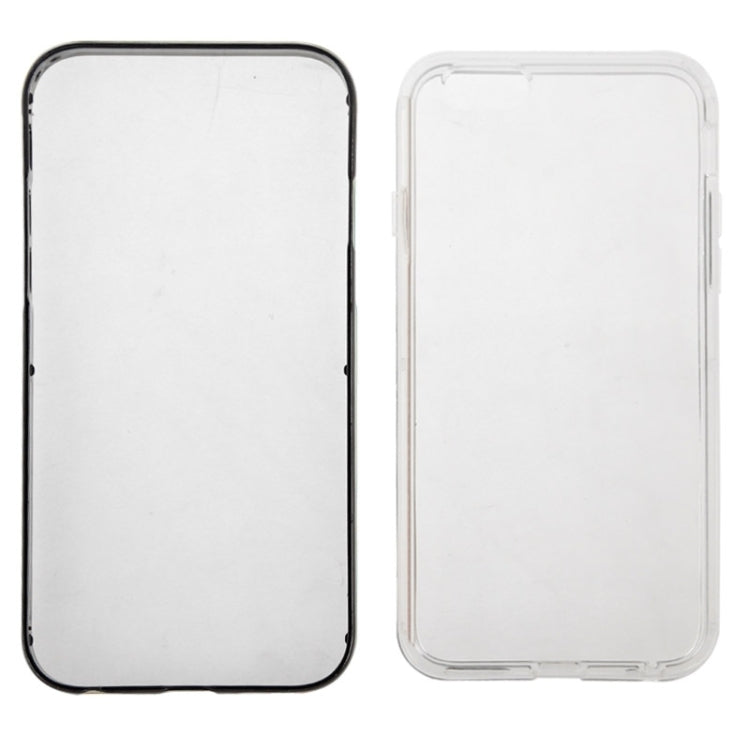 TPU Transparent Protective Case with Colorful Electroplating Frame for iPhone 6 & 6S