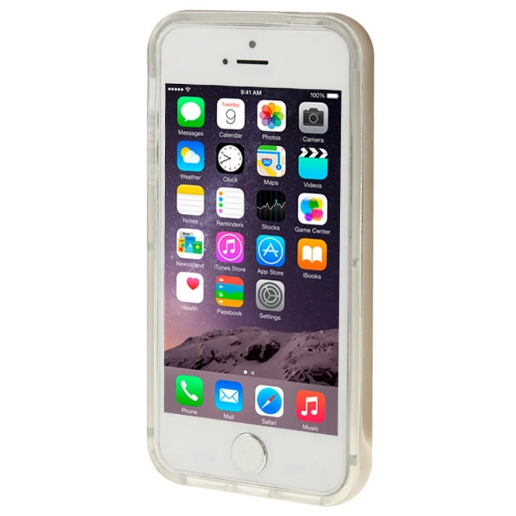 TPU Transparent Protective Case with Colorful Electroplating Frame for iPhone 6 & 6S