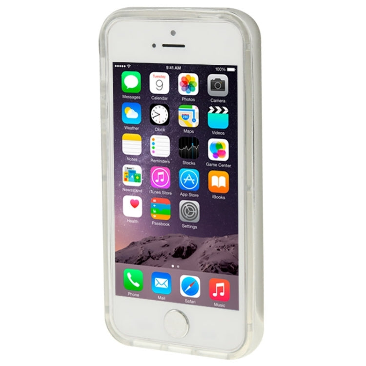 TPU Transparent Protective Case with Colorful Electroplating Frame for iPhone 6 & 6S