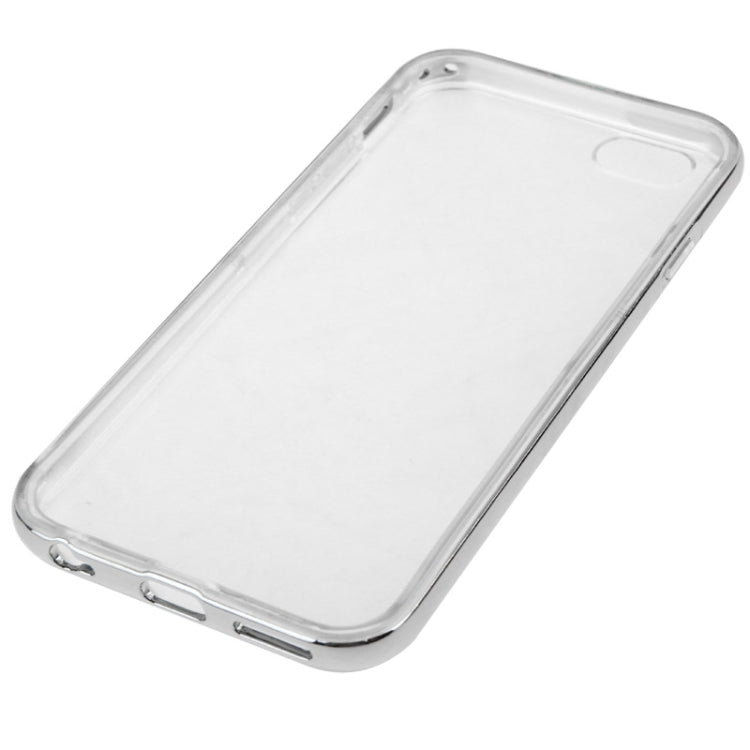 TPU Transparent Protective Case with Colorful Electroplating Frame for iPhone 6 & 6S
