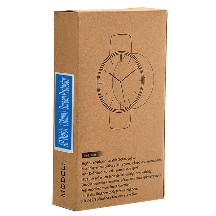 For Apple Watch 38mm 0.2mm Real Tempered Glass Film