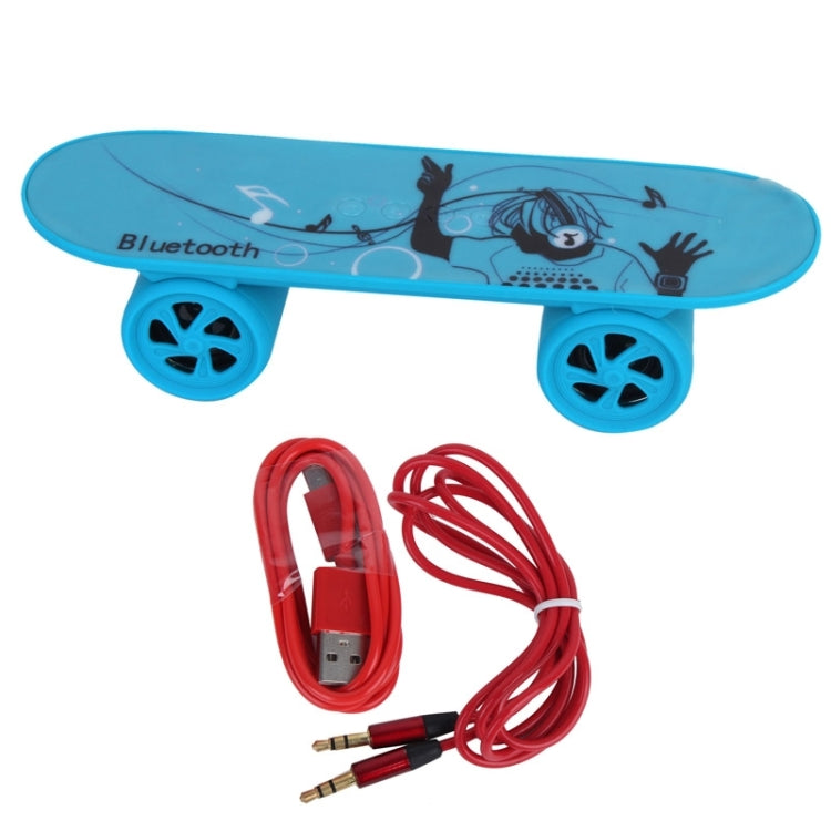 Fashionable Skateboard Style Bluetooth Speaker, Support TF Card / AUX / USB Port