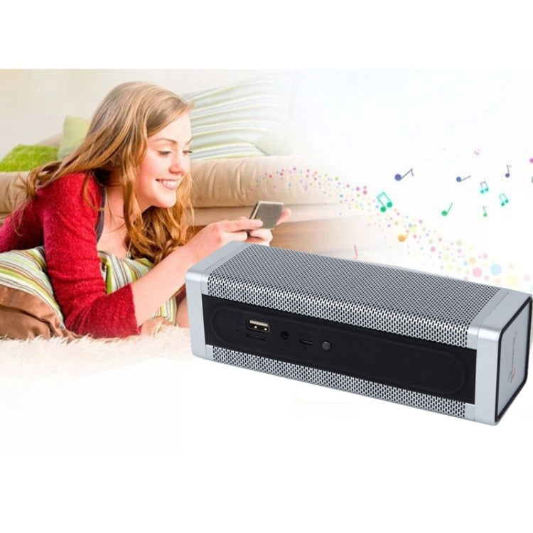 Rectangle Style Bluetooth Speaker, Support TF Card / AUX / USB Port
