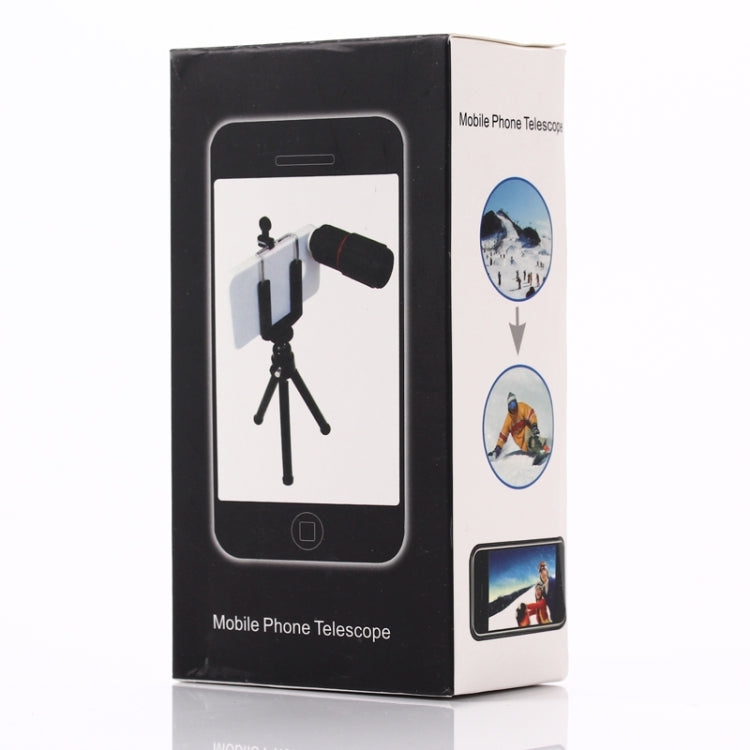 8x Zoom Telescope Telephoto Camera Lens Kits, For iPhone, Galaxy, Sony, Lenovo, HTC, Huawei, Google, LG, Xiaomi and other Smartphones(White)