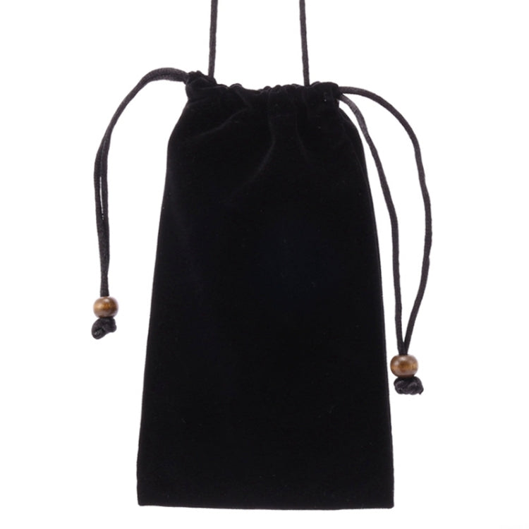 Universal Leisure Cotton Flock Cloth Carry Bag with Lanyard for iPhone 6 / Galaxy S6 / S5 / G900 / S IV / i9500 / SIII / i9300