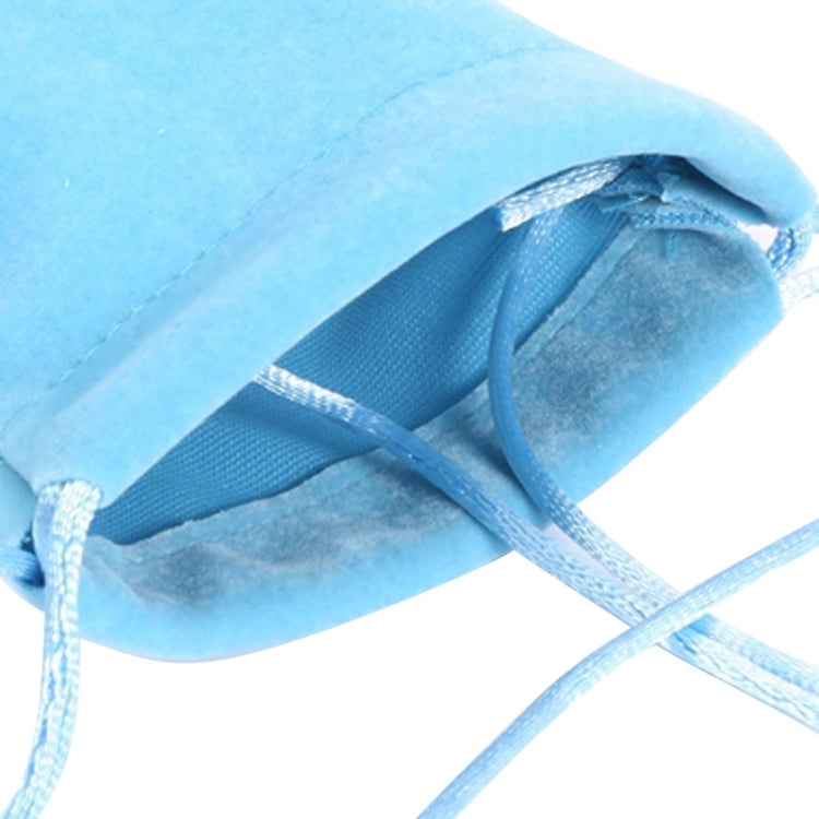 Universal Leisure Cotton Flock Cloth Carry Bag with Lanyard for iPhone 6 / Galaxy S6 / S5 / G900 / S IV / i9500 / SIII / i9300