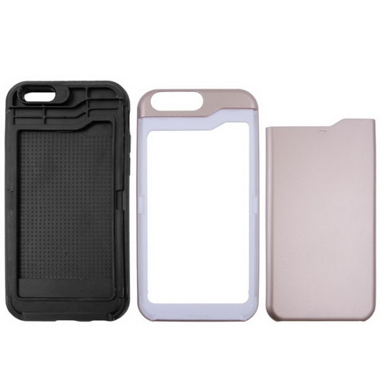 For iPhone 6 Multifunctional PC + TPU Combination Case with Card Slots