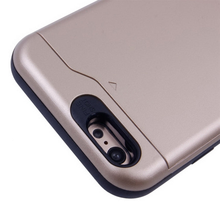 For iPhone 6 Multifunctional PC + TPU Combination Case with Card Slots