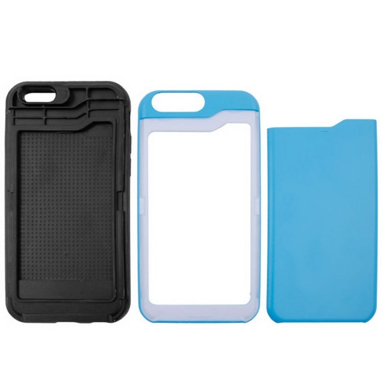 For iPhone 6 Multifunctional PC + TPU Combination Case with Card Slots