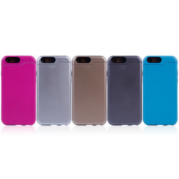 For iPhone 6 Multifunctional PC + TPU Combination Case with Card Slots
