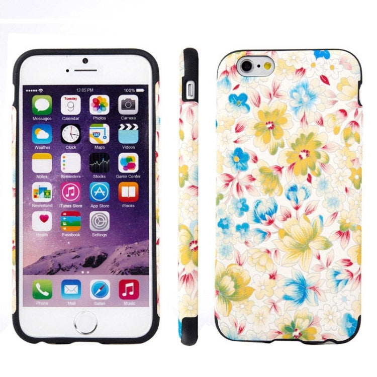Floral Flower Pattern TPU Protective Case for iPhone 6 & 6S