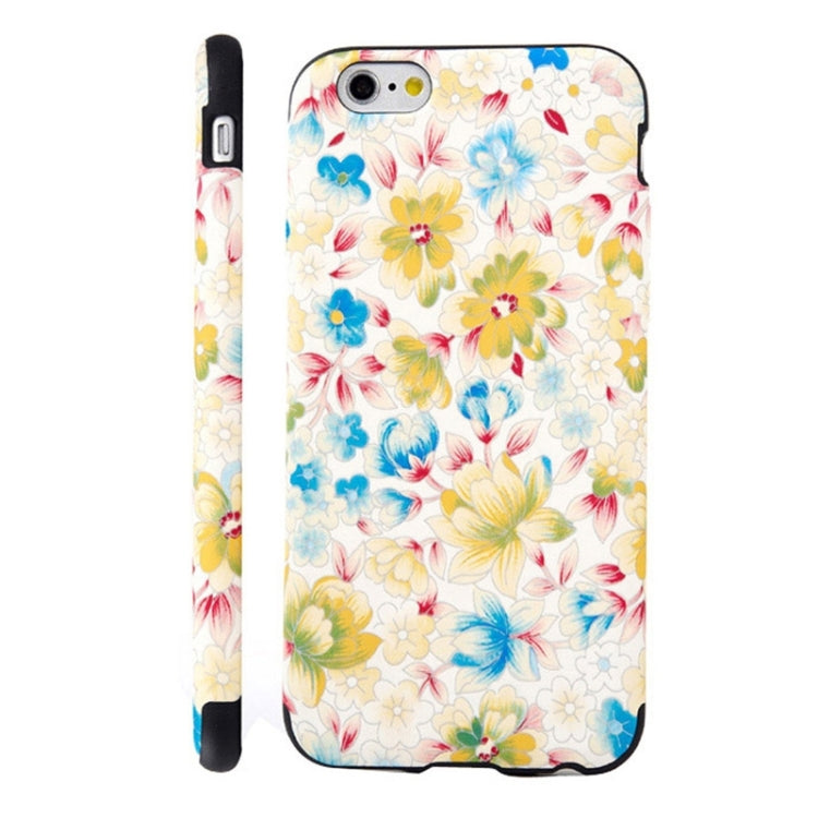 Floral Flower Pattern TPU Protective Case for iPhone 6 & 6S
