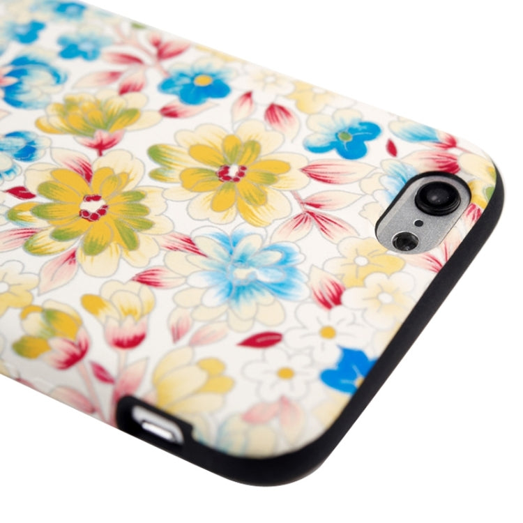 Floral Flower Pattern TPU Protective Case for iPhone 6 & 6S
