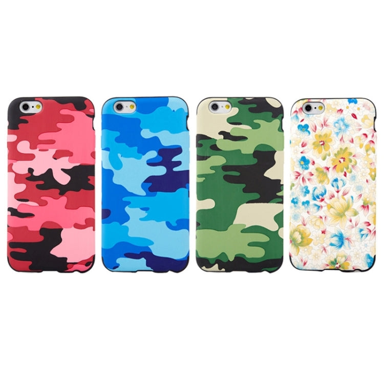 Floral Flower Pattern TPU Protective Case for iPhone 6 & 6S
