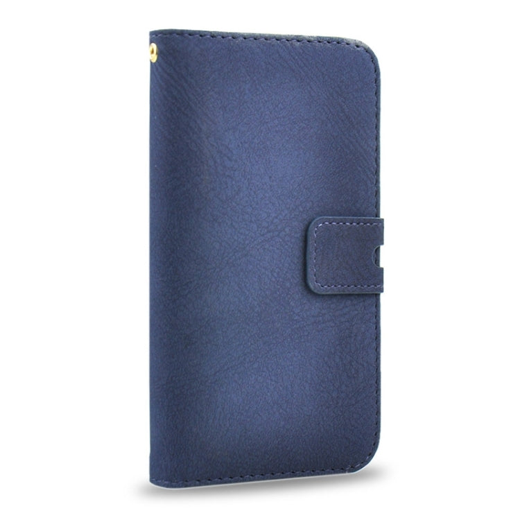 2 in 1 Horizontal Flip Magnetic Buckle Frosted Leather Case with Card Slots & Wallet for iPhone 6 & 6S