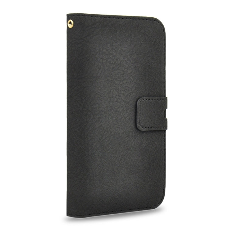 2 in 1 Horizontal Flip Magnetic Buckle Frosted Leather Case with Card Slots & Wallet for iPhone 6 & 6S