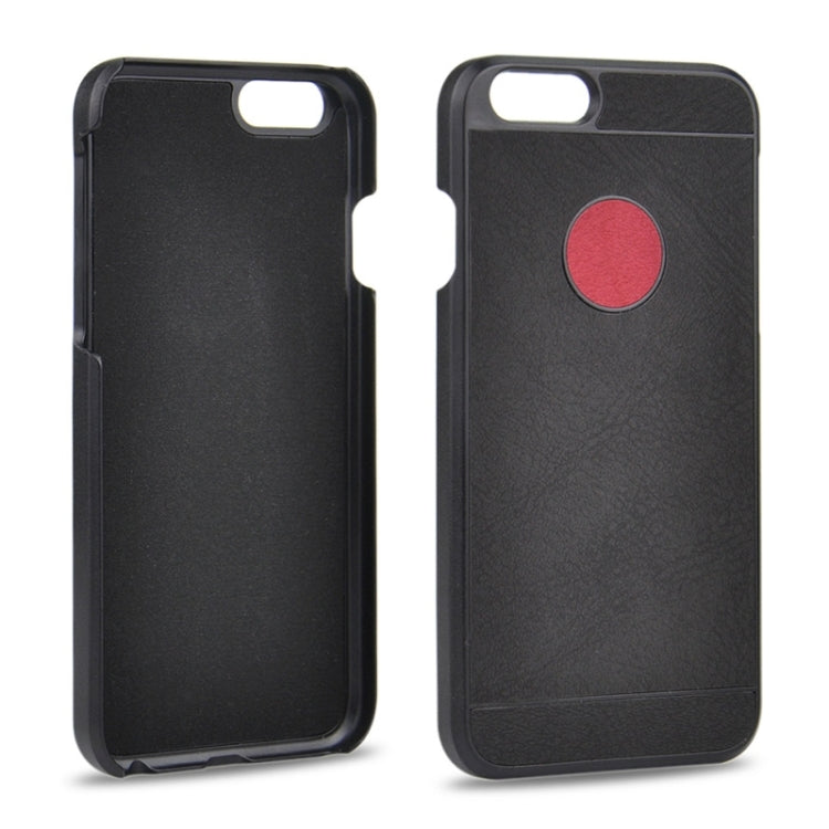 2 in 1 Horizontal Flip Magnetic Buckle Frosted Leather Case with Card Slots & Wallet for iPhone 6 & 6S