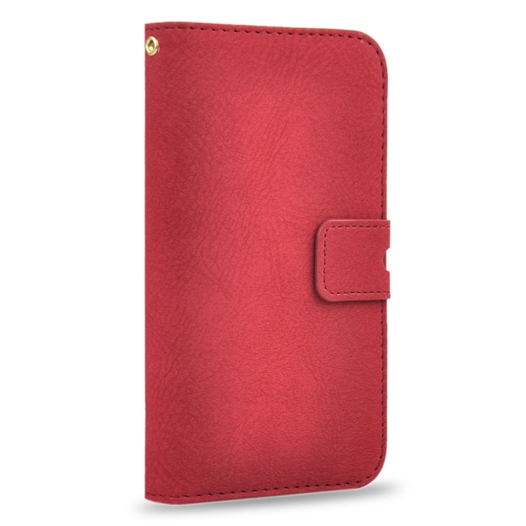 2 in 1 Horizontal Flip Magnetic Buckle Frosted Leather Case with Card Slots & Wallet for iPhone 6 & 6S