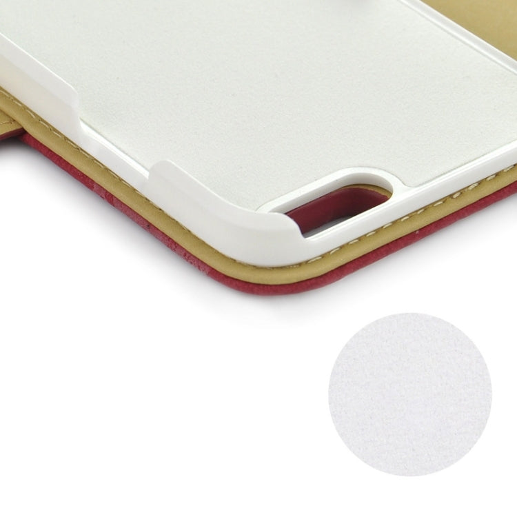 2 in 1 Horizontal Flip Magnetic Buckle Frosted Leather Case with Card Slots & Wallet for iPhone 6 & 6S
