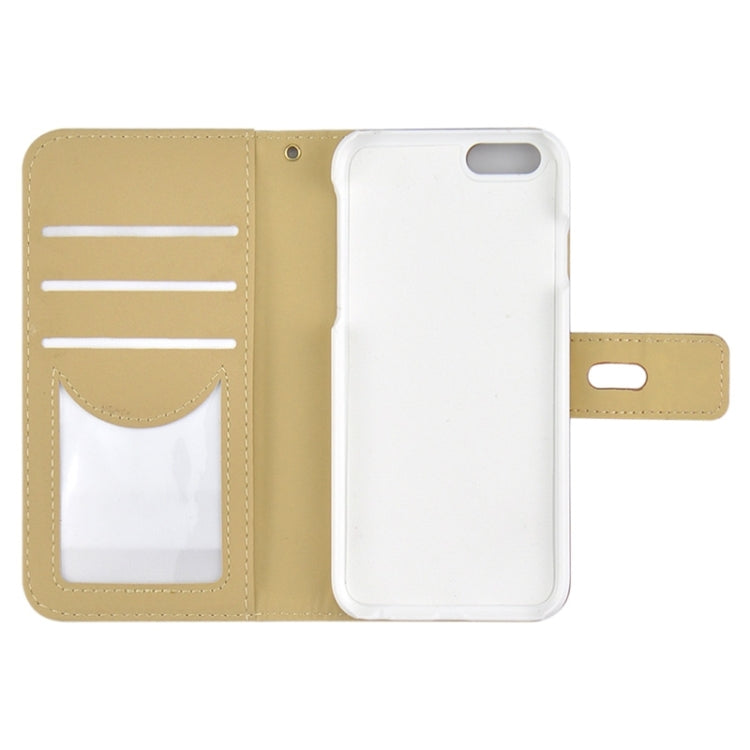 2 in 1 Horizontal Flip Magnetic Buckle Frosted Leather Case with Card Slots & Wallet for iPhone 6 & 6S