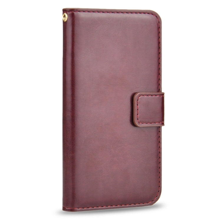 2 in 1 High Light Crazy Horse Texture Horizontal Flip Magnetic Buckle Leather Case with Card Slots for iPhone 6