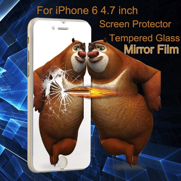 0.3mm 2.5D 9H Surface Hardness Explosion-proof Mirror Screen Tempered Glass Film for iPhone 6