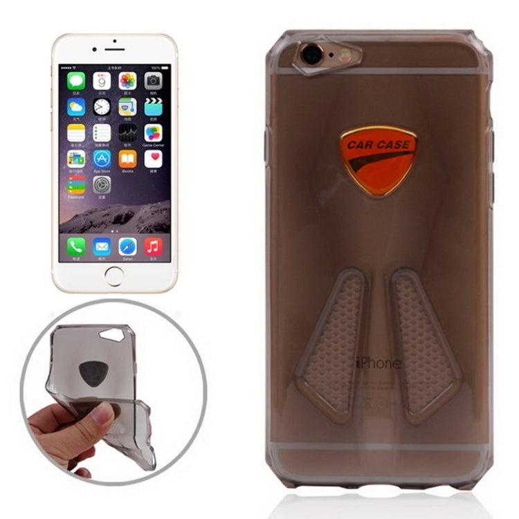 Racing Car Style Transparent TPU Case for iPhone 6 & 6S