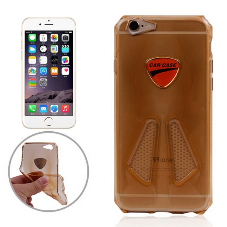 Racing Car Style Transparent TPU Case for iPhone 6 & 6S