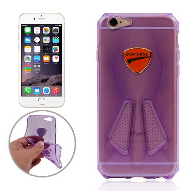 Racing Car Style Transparent TPU Case for iPhone 6 & 6S