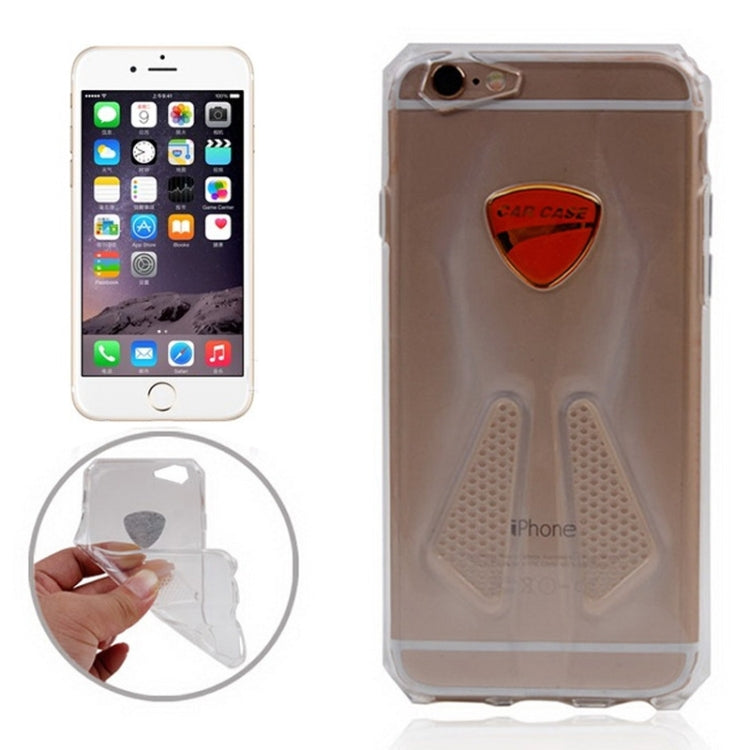 Racing Car Style Transparent TPU Case for iPhone 6 & 6S