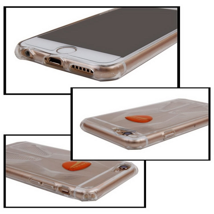 Racing Car Style Transparent TPU Case for iPhone 6 & 6S