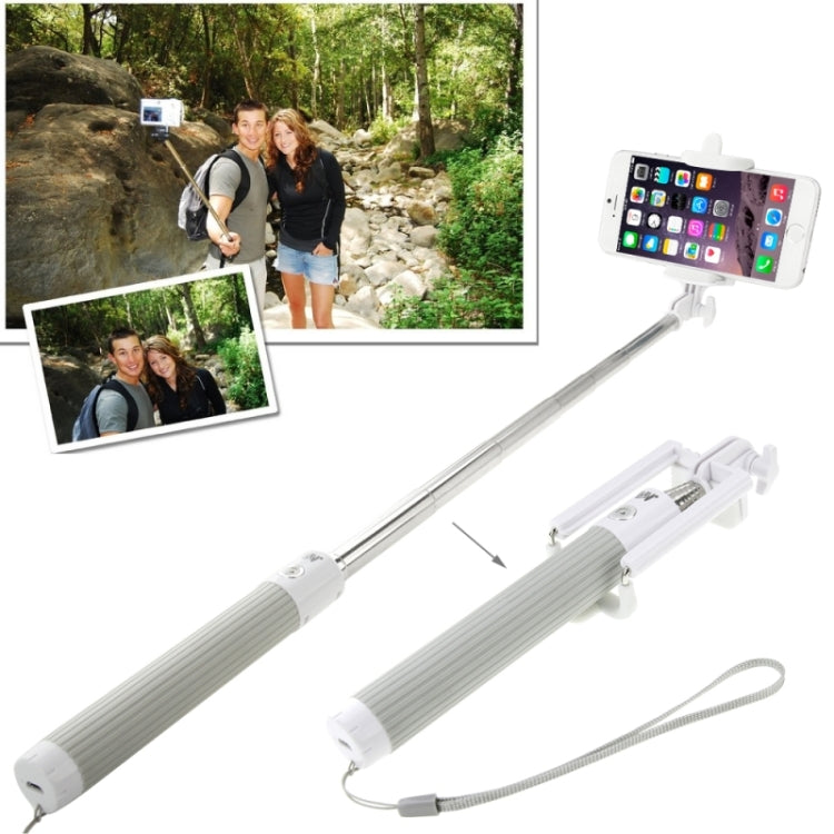 Portable Bluetooth Selfie Stick Monopod Extendable Handheld Holder, Max Length: 80cm
