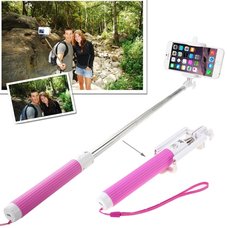 Portable Bluetooth Selfie Stick Monopod Extendable Handheld Holder, Max Length: 80cm
