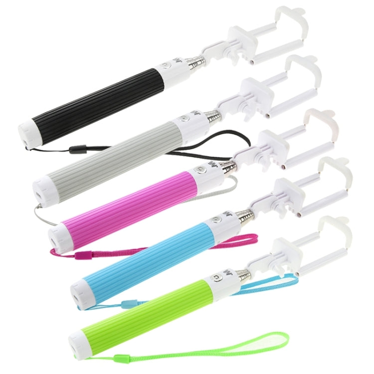 Portable Bluetooth Selfie Stick Monopod Extendable Handheld Holder, Max Length: 80cm