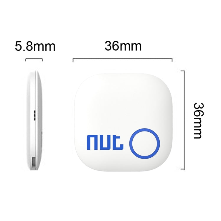 NUT 2 Intelligent Bluetooth 4.0 Anti-lost Tracking Tag Alarm Patch for Android Smartphone / iPhone(White)