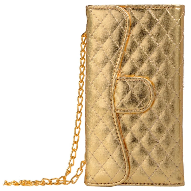 Plaid Texture Shiny Sheepskin Flip Leather Case with Card Slots & Wallet & Holder & Lanyards for iPhone 6 & 6S