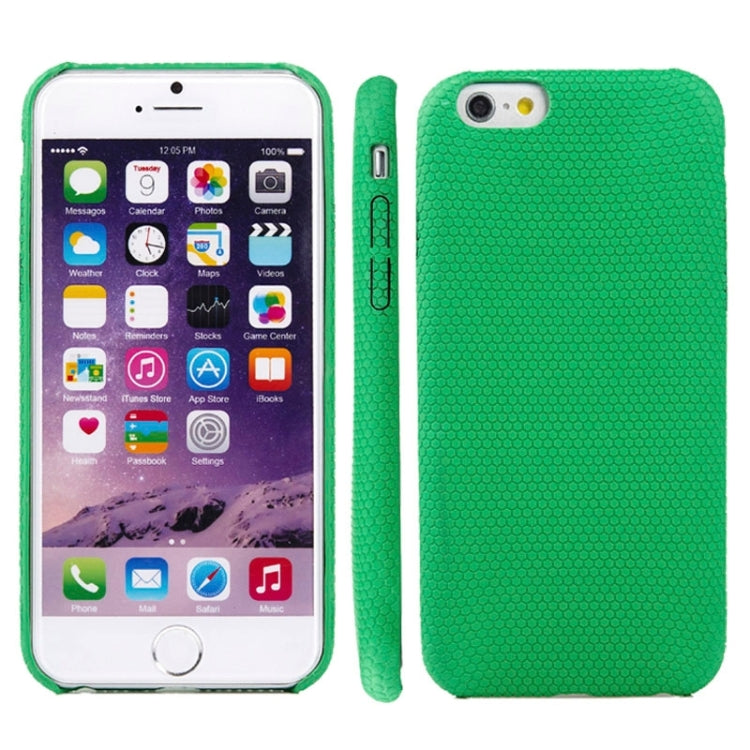 Football Texture Durable Soft TPU Imitation Leather Case for iPhone 6 & 6S(Green)