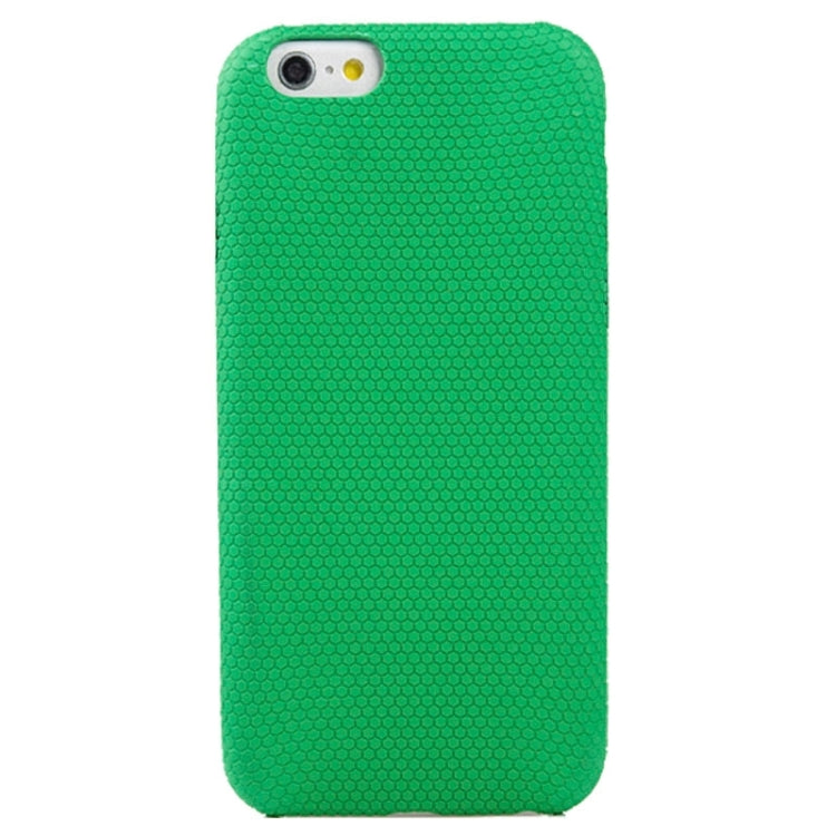 Football Texture Durable Soft TPU Imitation Leather Case for iPhone 6 & 6S(Green)